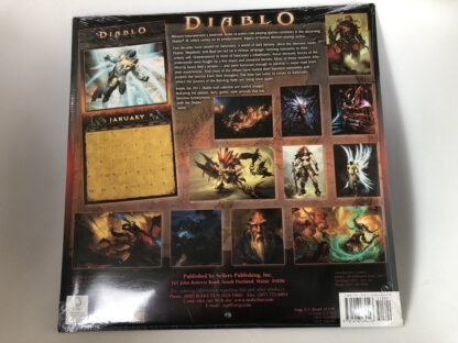 photo of back of calendar