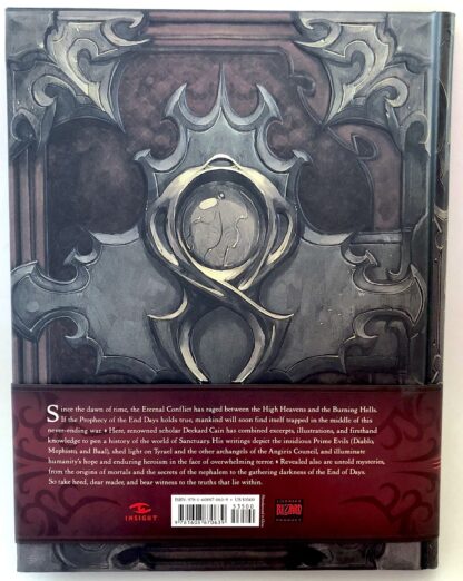photo of back of Book of Cain
