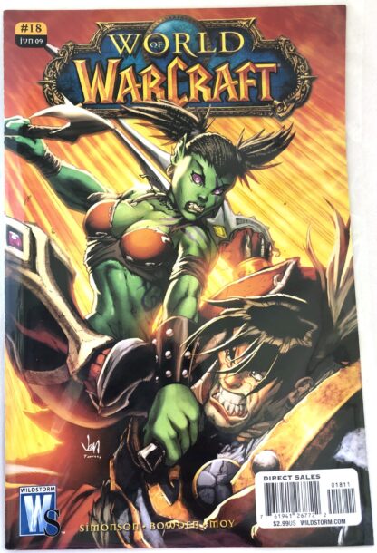 photo of cover of WoW comic #18