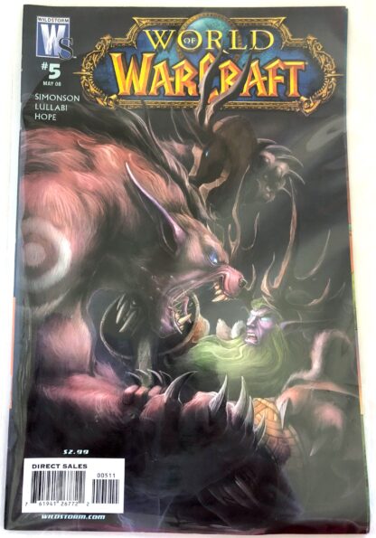 photo of cover of WoW comic #5