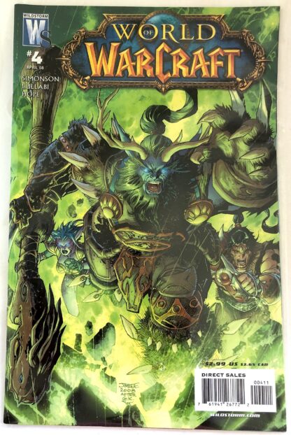 photo of cover of WoW comic #4