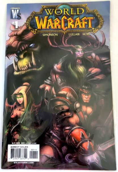 photo of cover of WoW comic