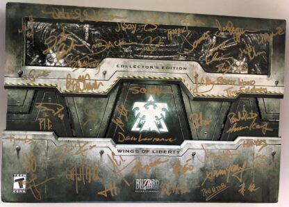 signed StarCraft box