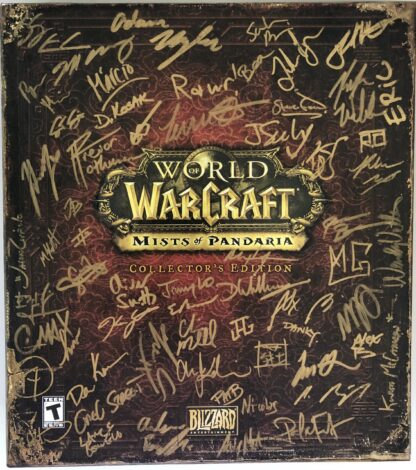 photo of WoW signed box