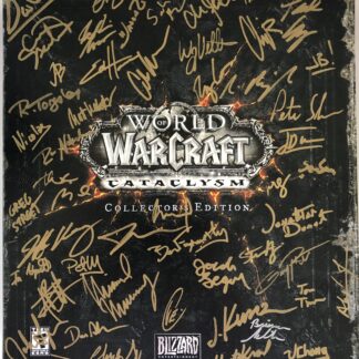 photo of signed WoW box