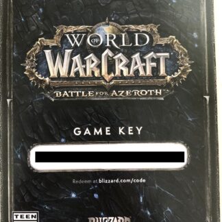 photo of WoW game key card